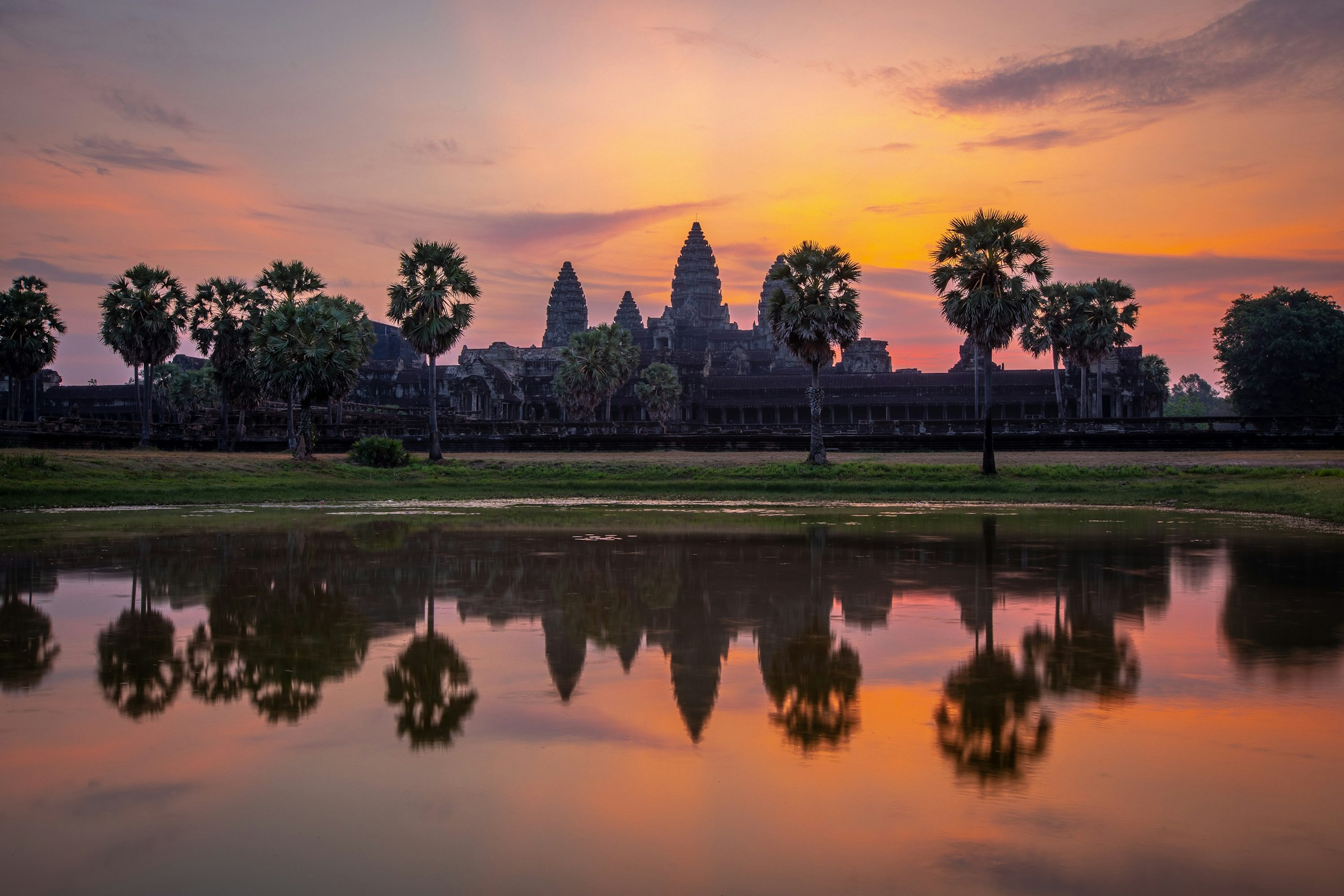 Angkor Wat at sunset, Cambodia